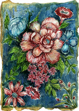 Blooming Parchment A3 Decoupage Paper